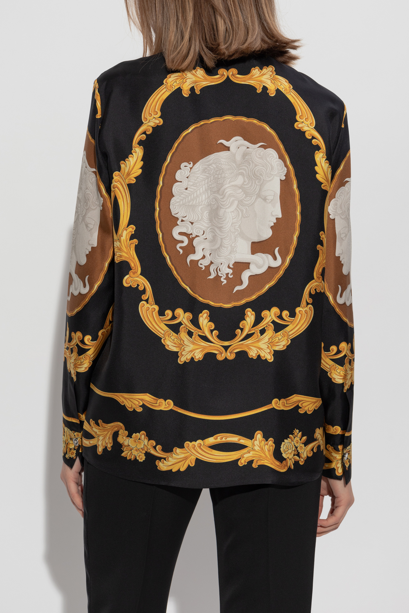 Black Silk shirt Versace - Vitkac AS